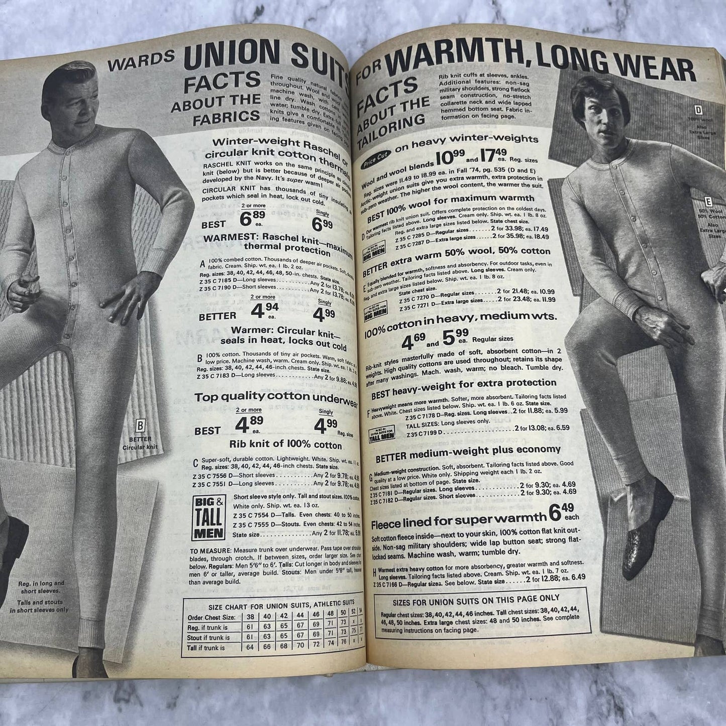 Montgomery Ward Fall & Winter 1975 Catalog Huge Fashion Home Hardcover S3