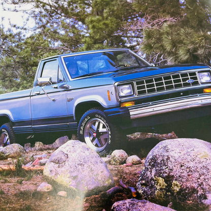 1985 Ford Ranger Dealer Sales Brochure - RANGER XL, XLT, XLS 4x4 Catalog BA3