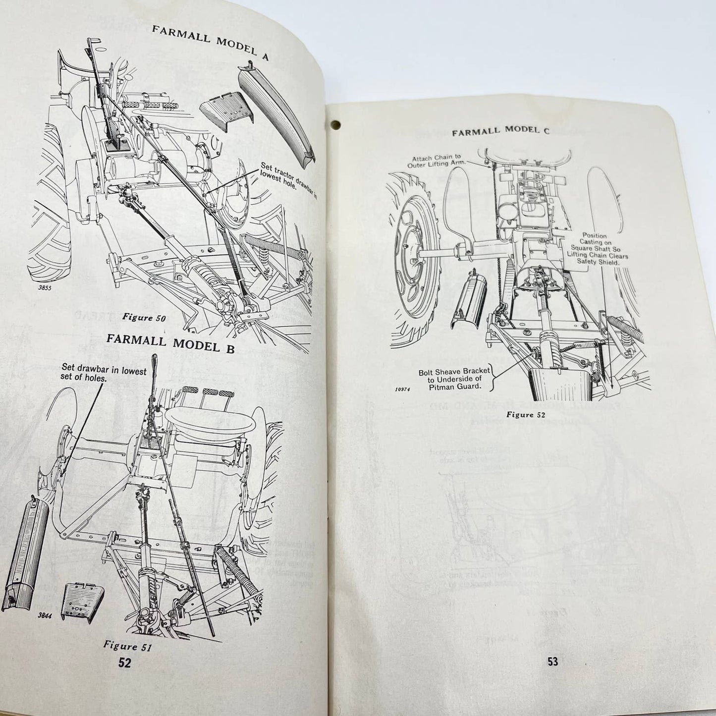 Vtg John Deere No. 5 Castor Wheel Power Mower Operator's Manual OM-H10-250 TF4
