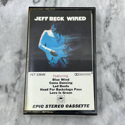 JEFF BECK WIRED 1976 Classic Rock Rare Cassette Tape￼ TC7-44