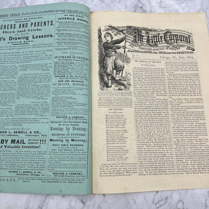 1869 July - The Little Corporal Original Magazine For Boys And Girls TB5