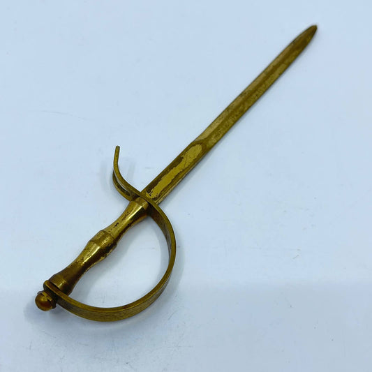 1930s Brass Sword 7” Letter Opener SC3