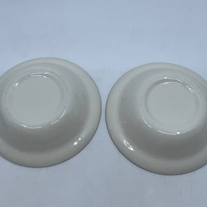 Currier Ives Royal China Blue Dessert Bowl Old Farm Gate 5 5/8" Set of 2 TI3