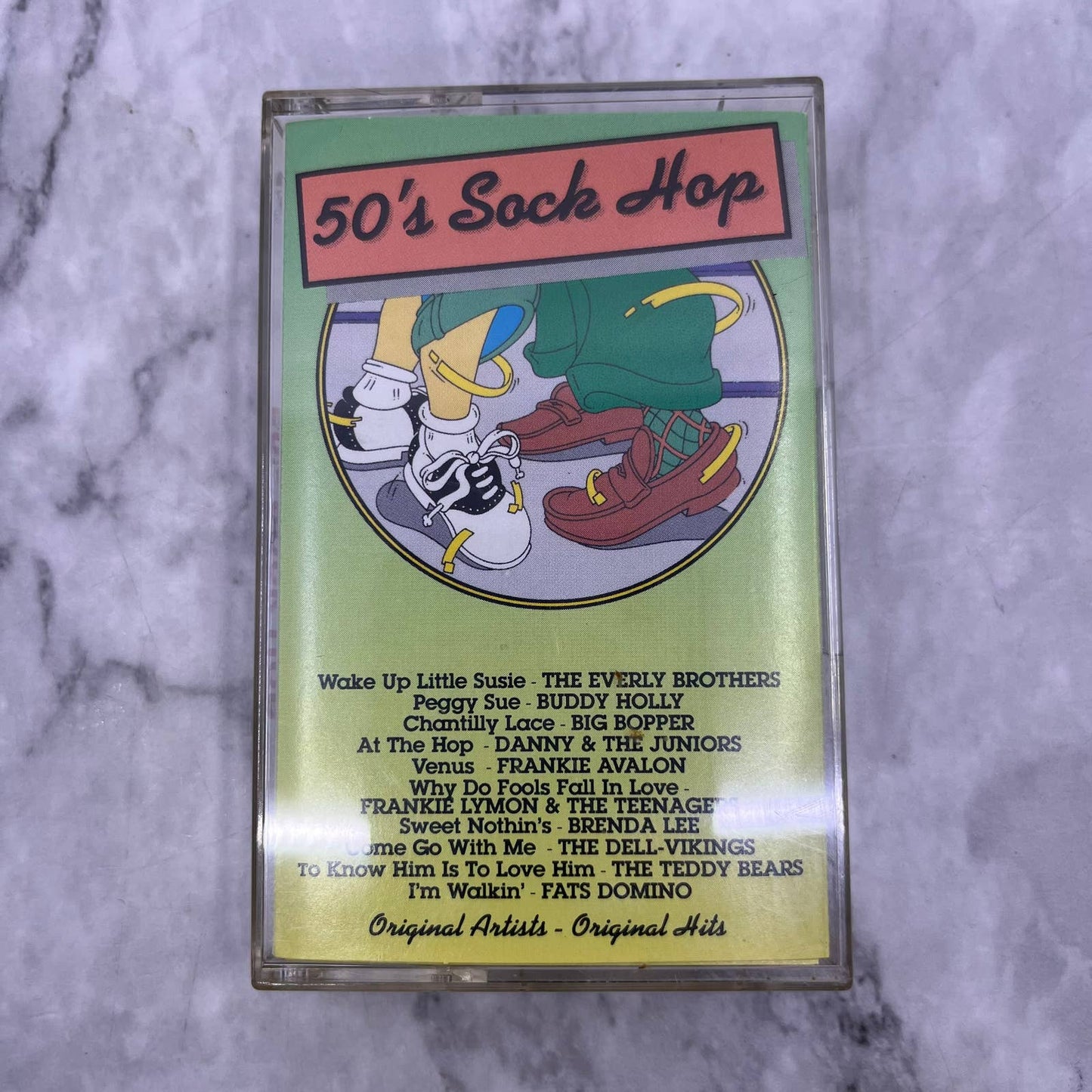 50's Sock Hop Various Artists (Cassette) K-Tel Cassette Tape TD9-64