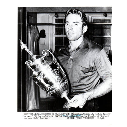 1952 Press Photo Golf Frank Stranahan Western Amateur Golf Tournament 7x9" AD2