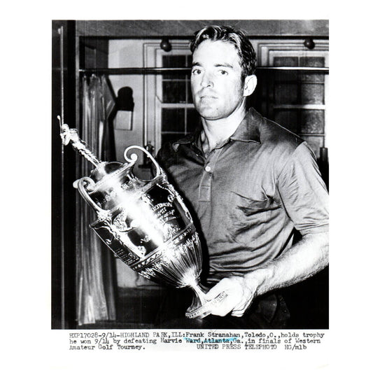 1952 Press Photo Golf Frank Stranahan Western Amateur Golf Tournament 7x9" AD2