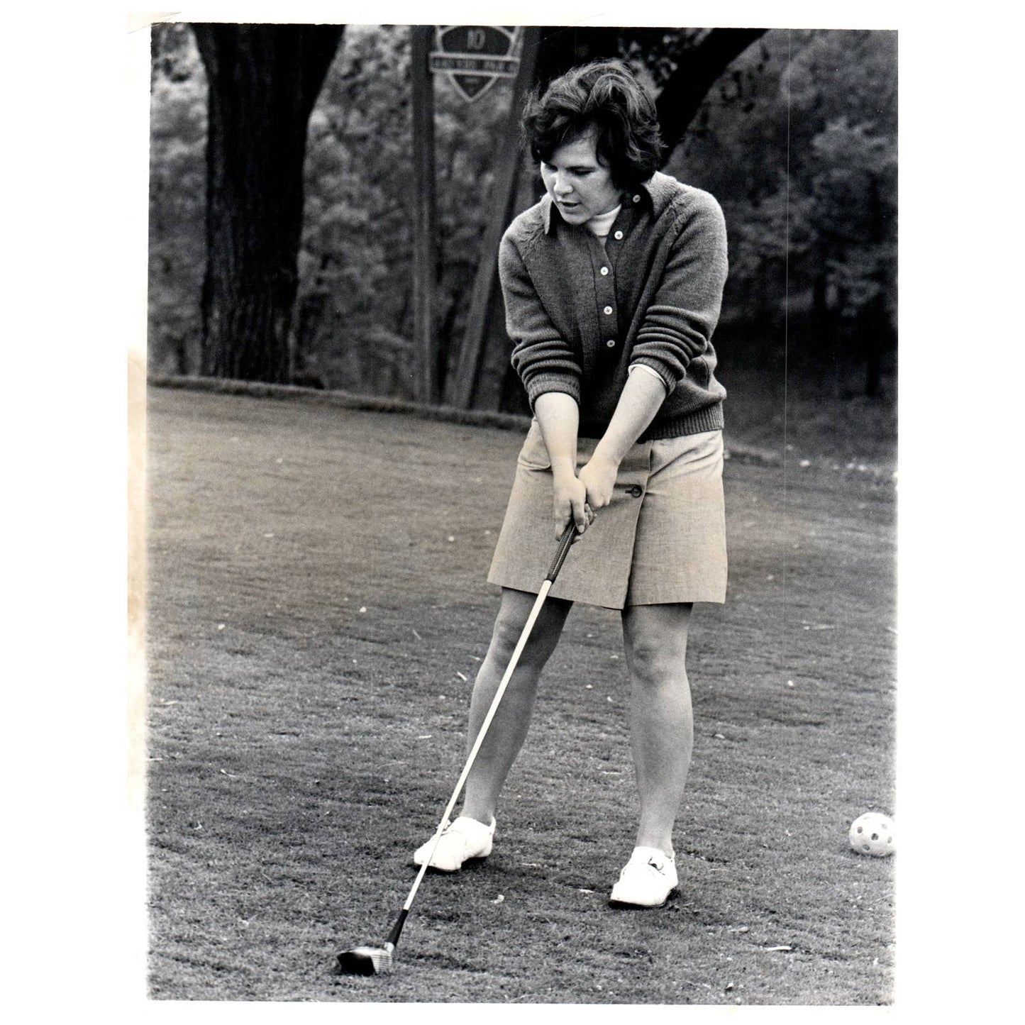 1971 Original Press Photo Ladies' PGA Golf Nancy Patch ~8x10 AD1
