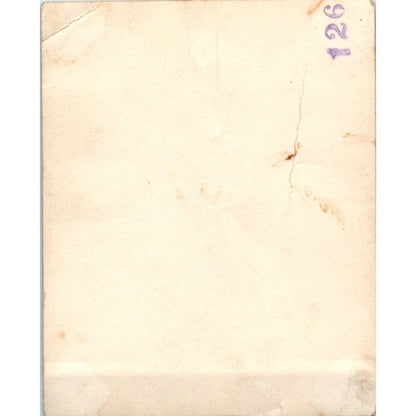 Original Early Photograph Football Player Posing #49 3.5x4.5 AD8-P15