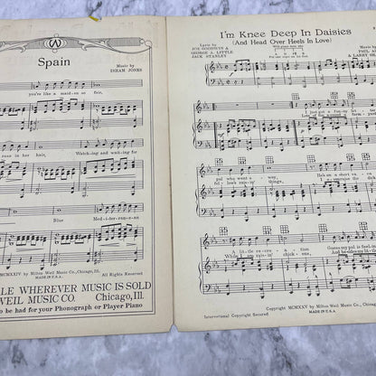 I'm Knee Deep In Daisies And Head Over Heels In Love sheet music 1925 TI1