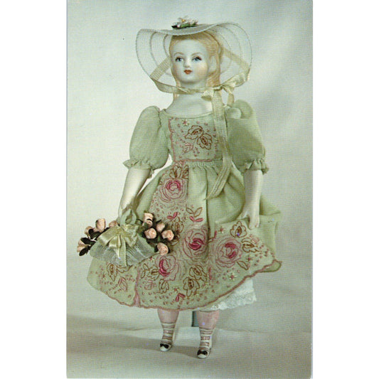Rene Harrison NIADA Artist - Marion Harding Doll Original Postcard PB9