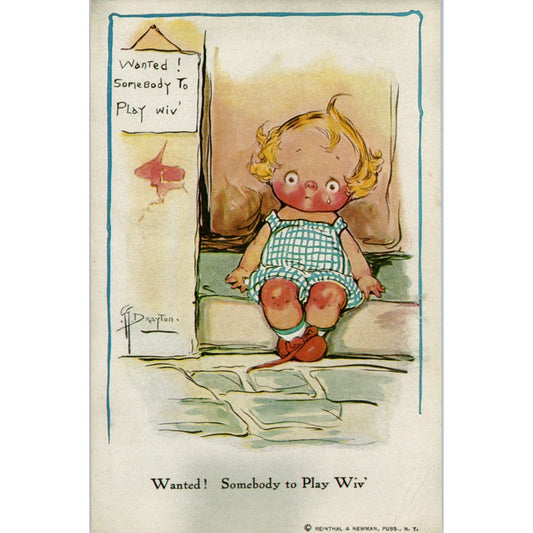 Kewpie Doll Reproduction of Series 25o G.G. Drayton Original Postcard PB6