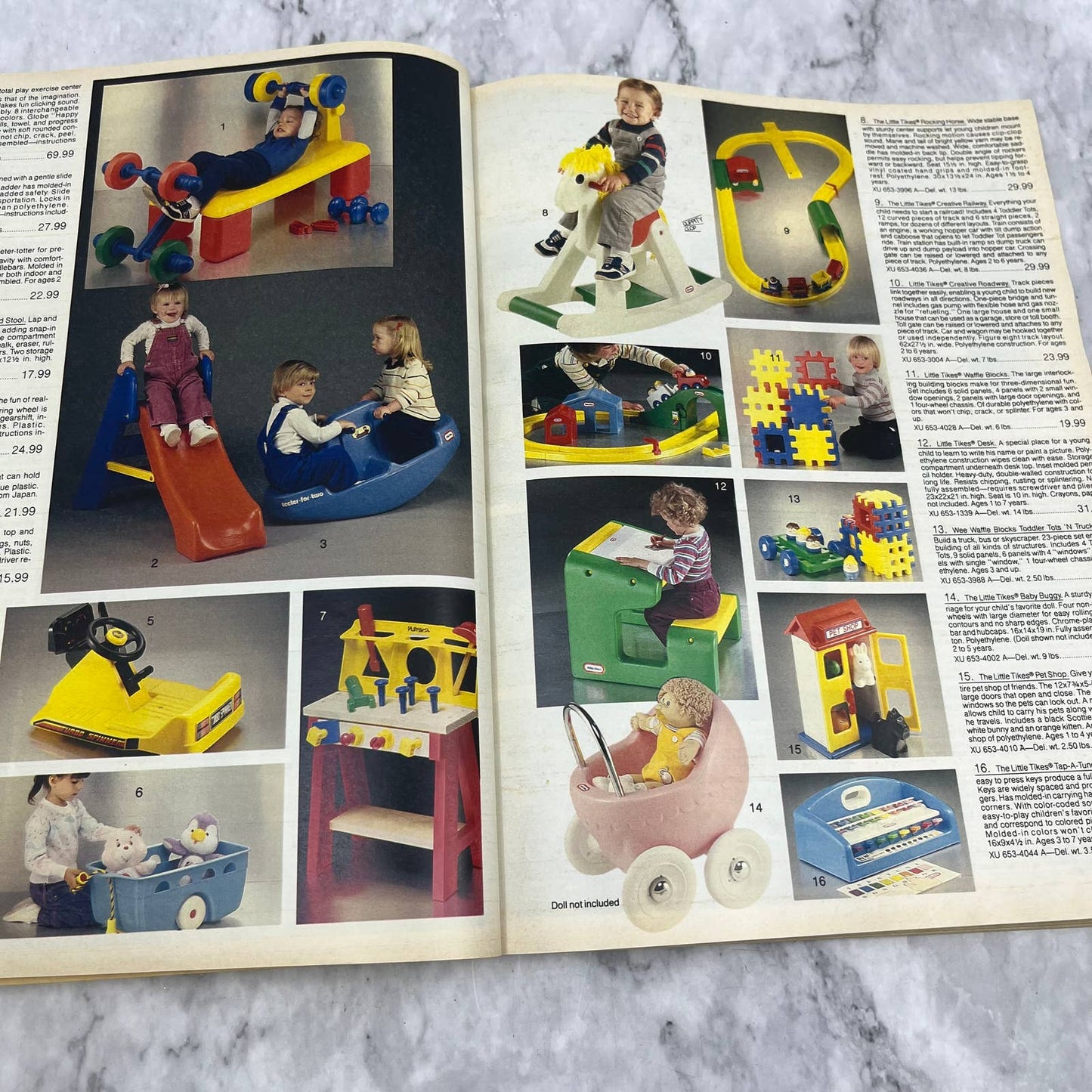 1985 JC Penny Christmas Wish Book Catalog - Great Vintage Toys & Gifts S3