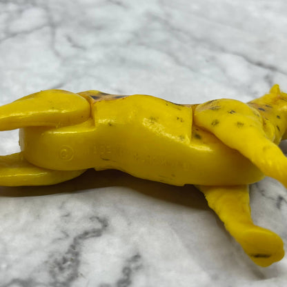 1970s Vintage Hard Plastic Articulated Cheetah Hong Kong 3x2.5” SE6