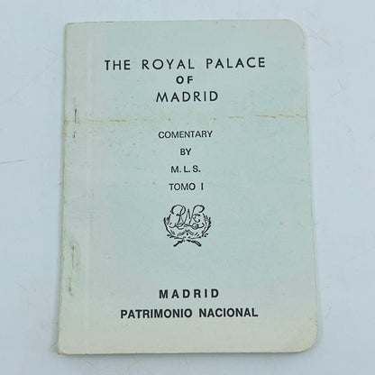 1967 The Royal Palace of Madrid Commentary MLS Tomorrow II Spain Booklet P9-13