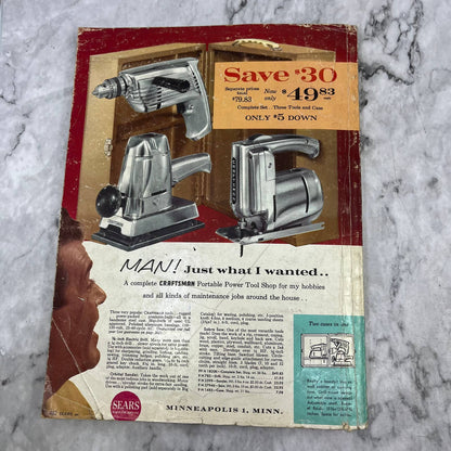 1960 Sears Christmas Wish Book Catalog - Great Vintage Toys & Gifts S3