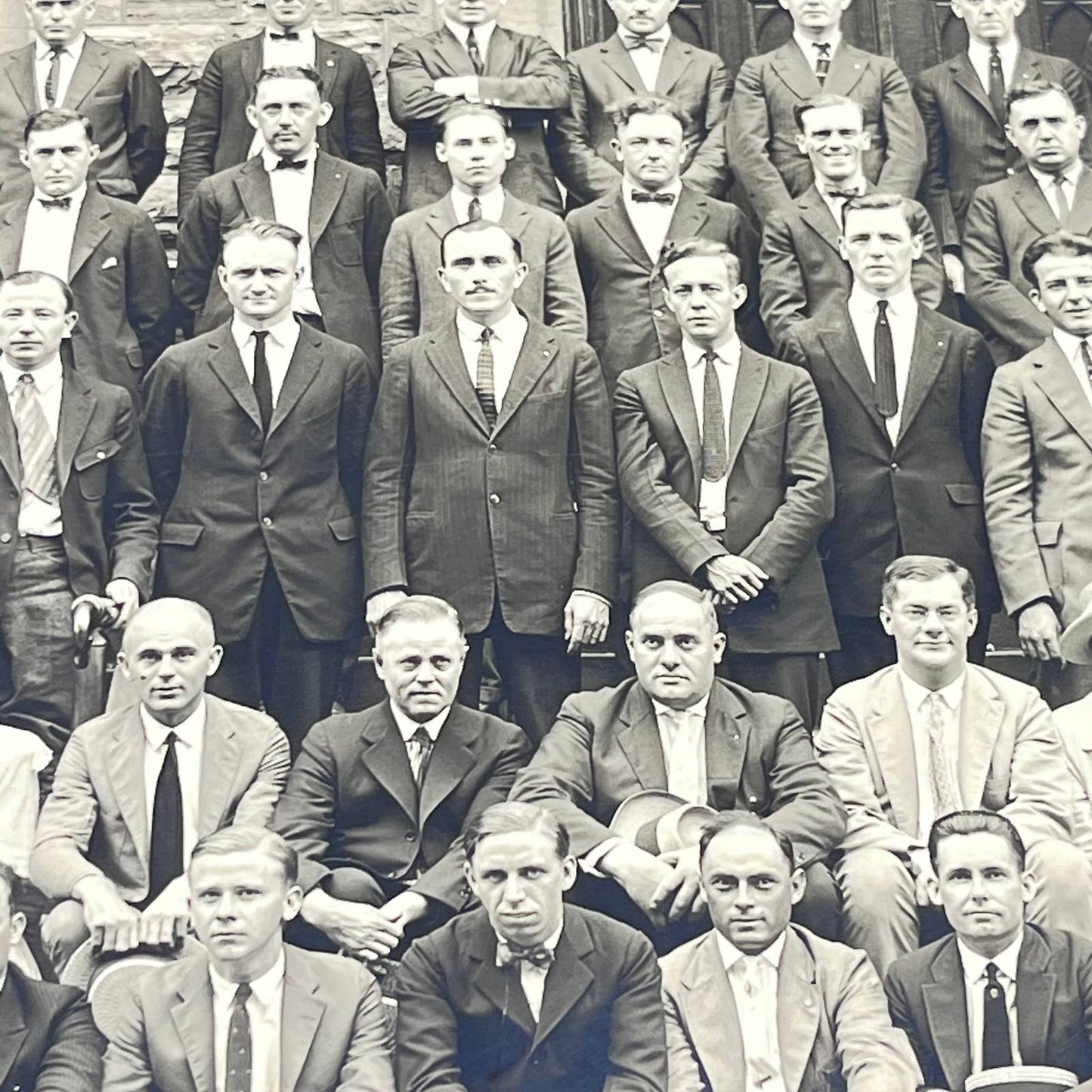 1924 Class Photo Bowman’s Technical School Lancaster PA 8 x 19” TE2