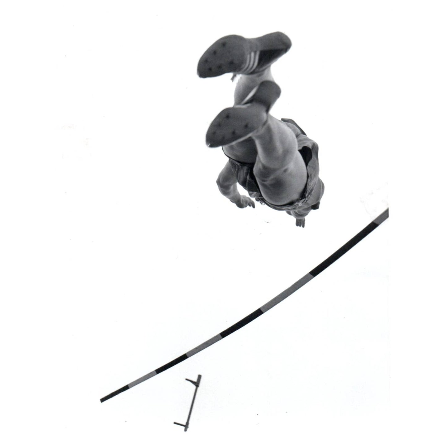 1956 Original Press Photo Track and Field Pole Vault Michael Herman 7x9" AD2