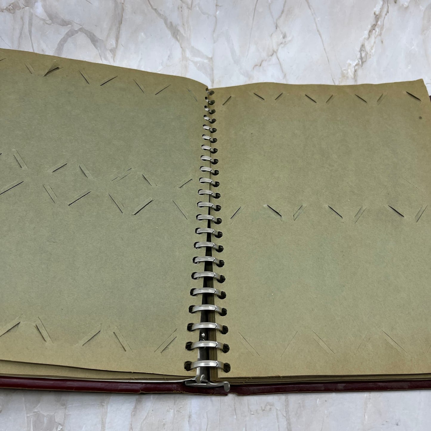 Vintage Beachcraft Match Cover Album BURGUNDY matchcover matchbook TC9