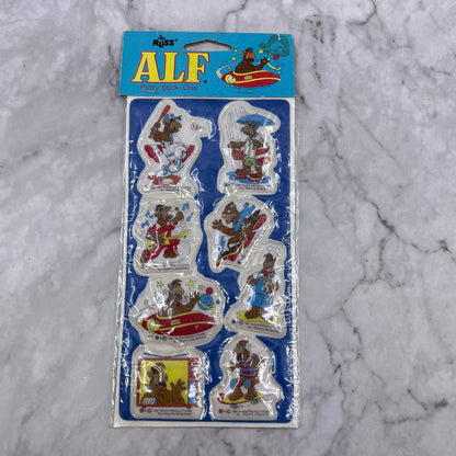 Vintage 1987 Russ Alf Puffy Stick On Stickers New Sealed In Package NOS TE3