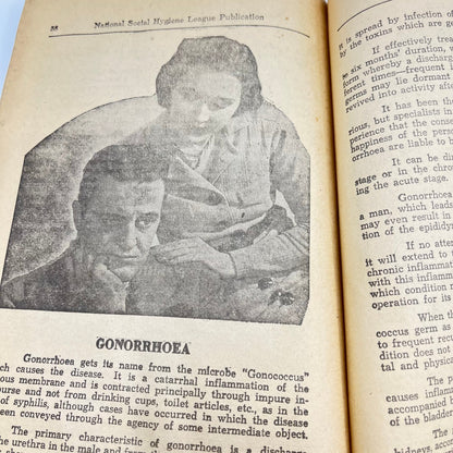 1942 Health Before Wealth Sex Guide for Men National Social Hygiene League L1-5
