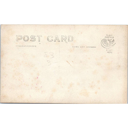 Antique Postcard RPPC Steam Engine Locomotive Train c1910 SE8