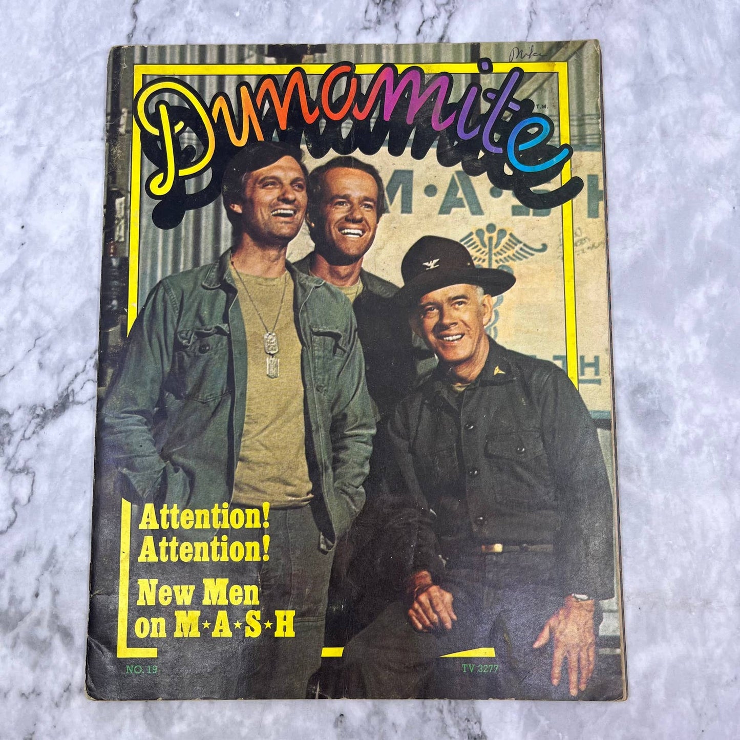 Dynamite Magazine No. 19 Attention Attention The New Men Of M.A.S.H. 1975 TJ4