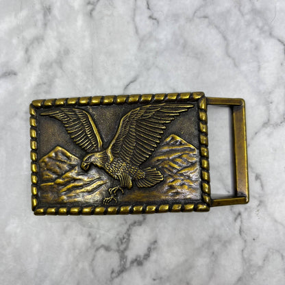 Levis Brass Bald Eagle Belt Buckle KG Cowboy Ranch Rodeo Country SE7