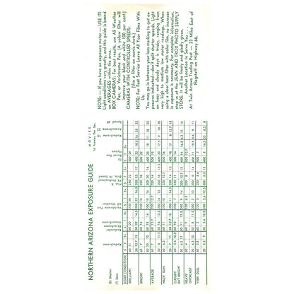 1960 Scenic Guide to Northern Arizona With Jean & Trox Photographic Info SE4