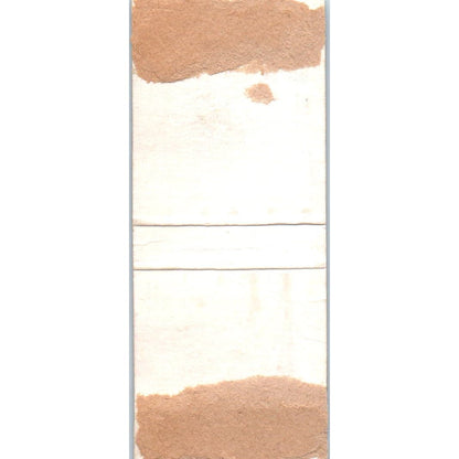 Season's Greetings First National of Kansas City MO Advertising Matchbook SA9-M2