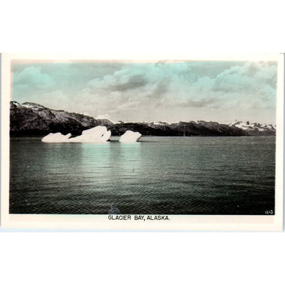 Glacier Bay Color RPPC Alaska Original Postcard TK1-30
