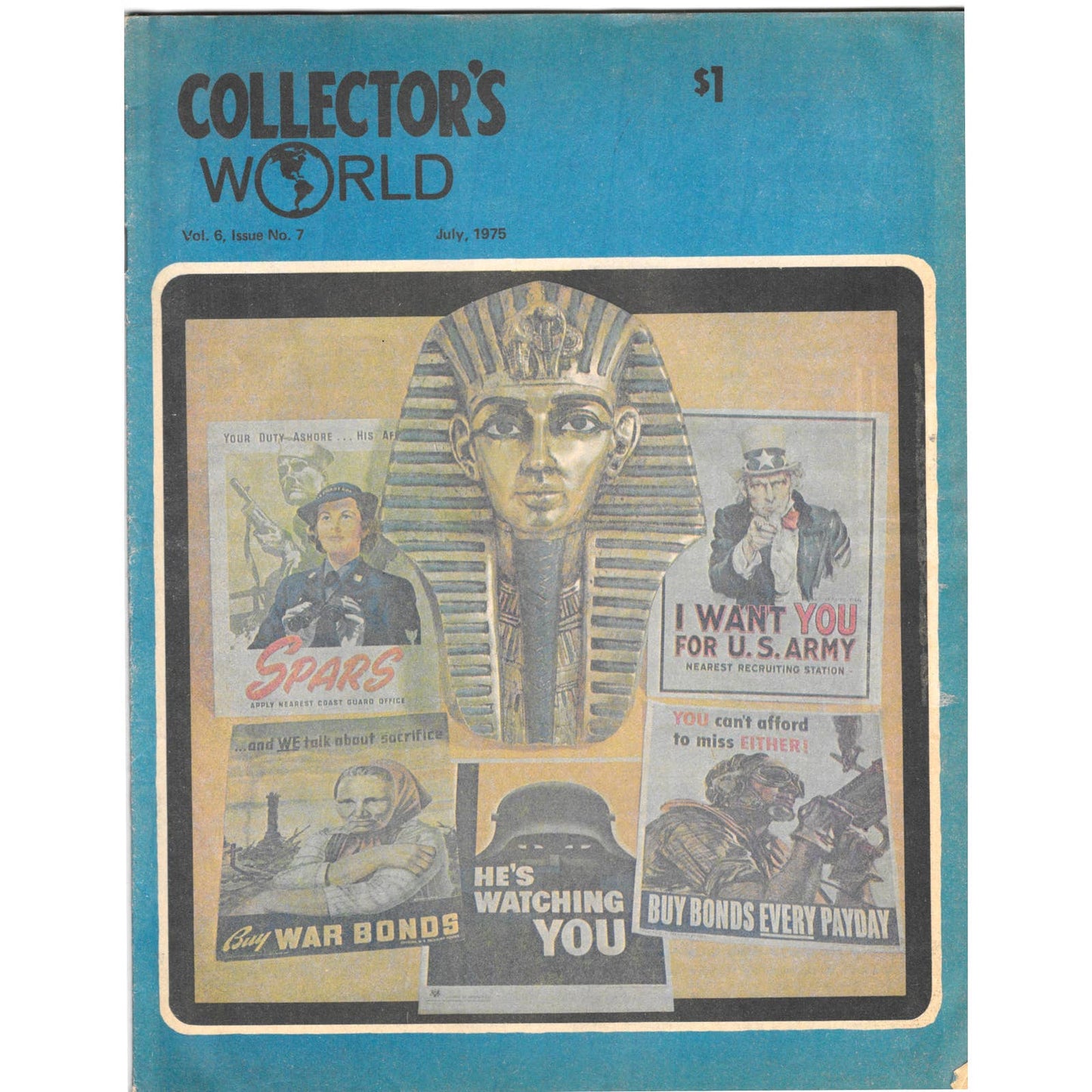 Long John Latham's Collector's World Magazine July 1975 M5