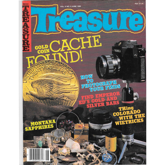 Treasure Magazine - Treasure Hunting Gold Mining Metal Detecting June 1980 M5