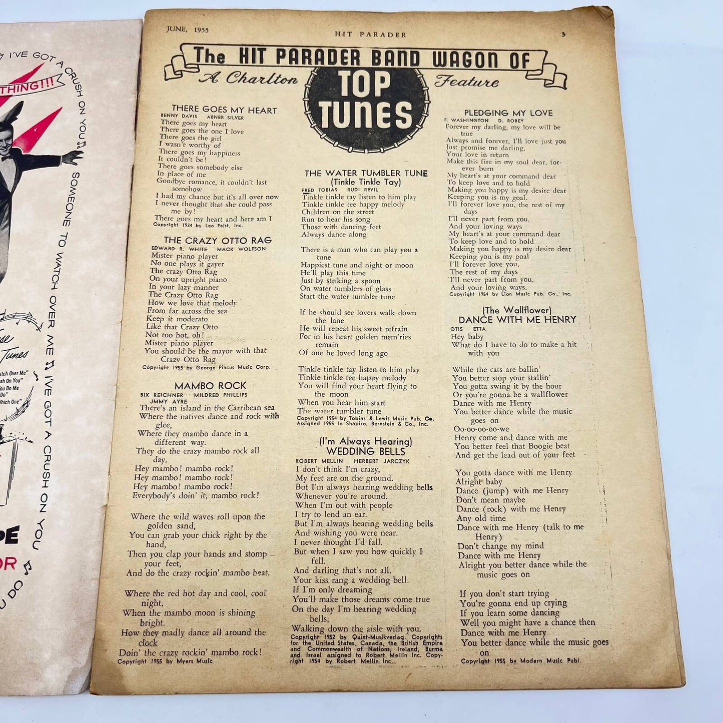 Hit Parader Magazine June 1952 Mindy Carson Betty Grable Fontane Sisters TF3