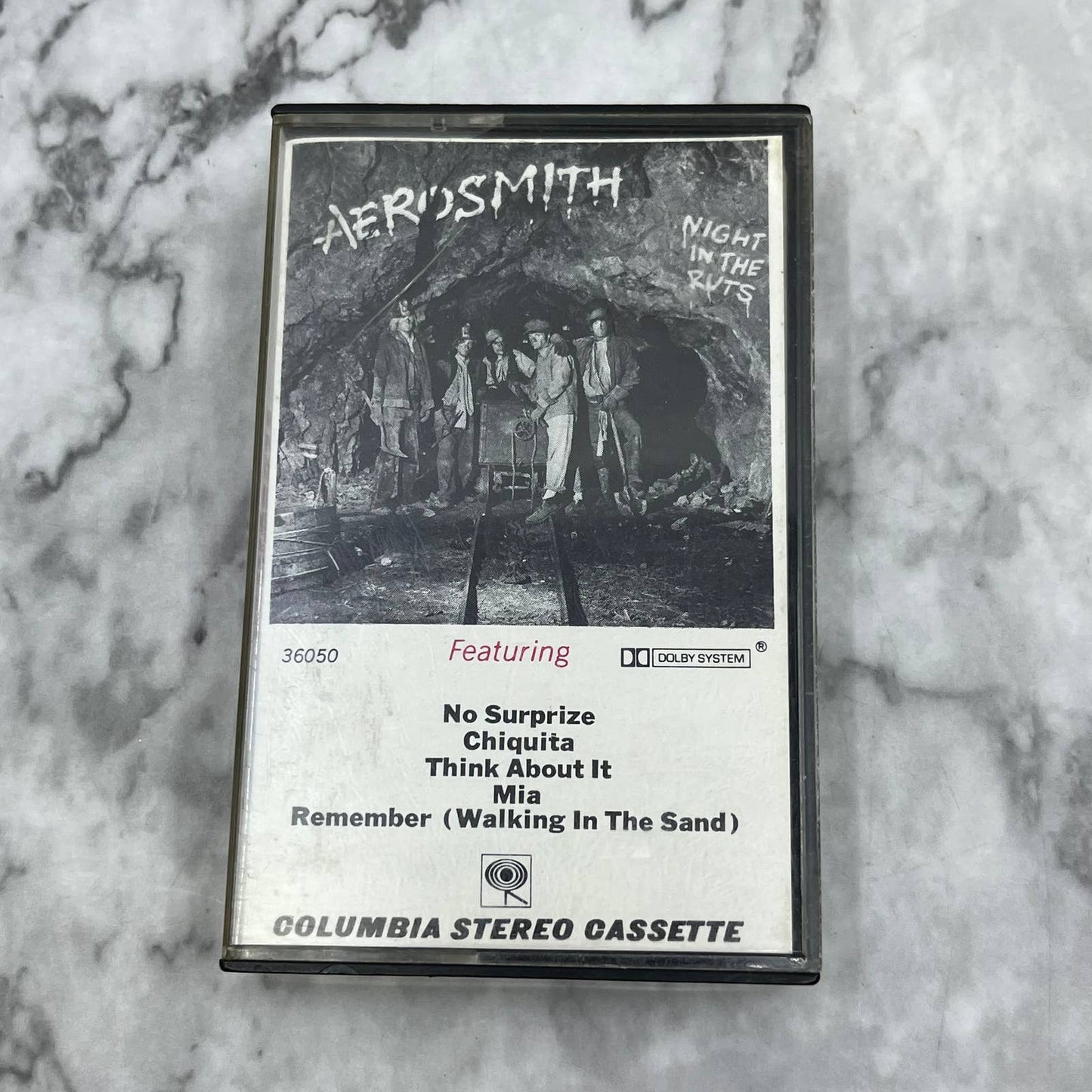 AEROSMITH NIGHT IN THE RUTS 1979 Hard Rock Cassette Tape TC7-49