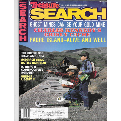 Treasure Search Magazine 1988 March/April Metal Detecting Gold Diamonds M2