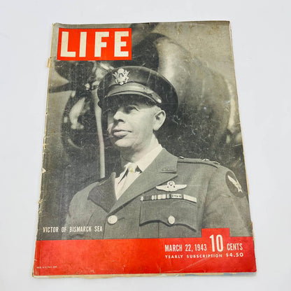 Life Magazine March 22, 1943 - Bismarck Sea victory, Negro farmers TD8