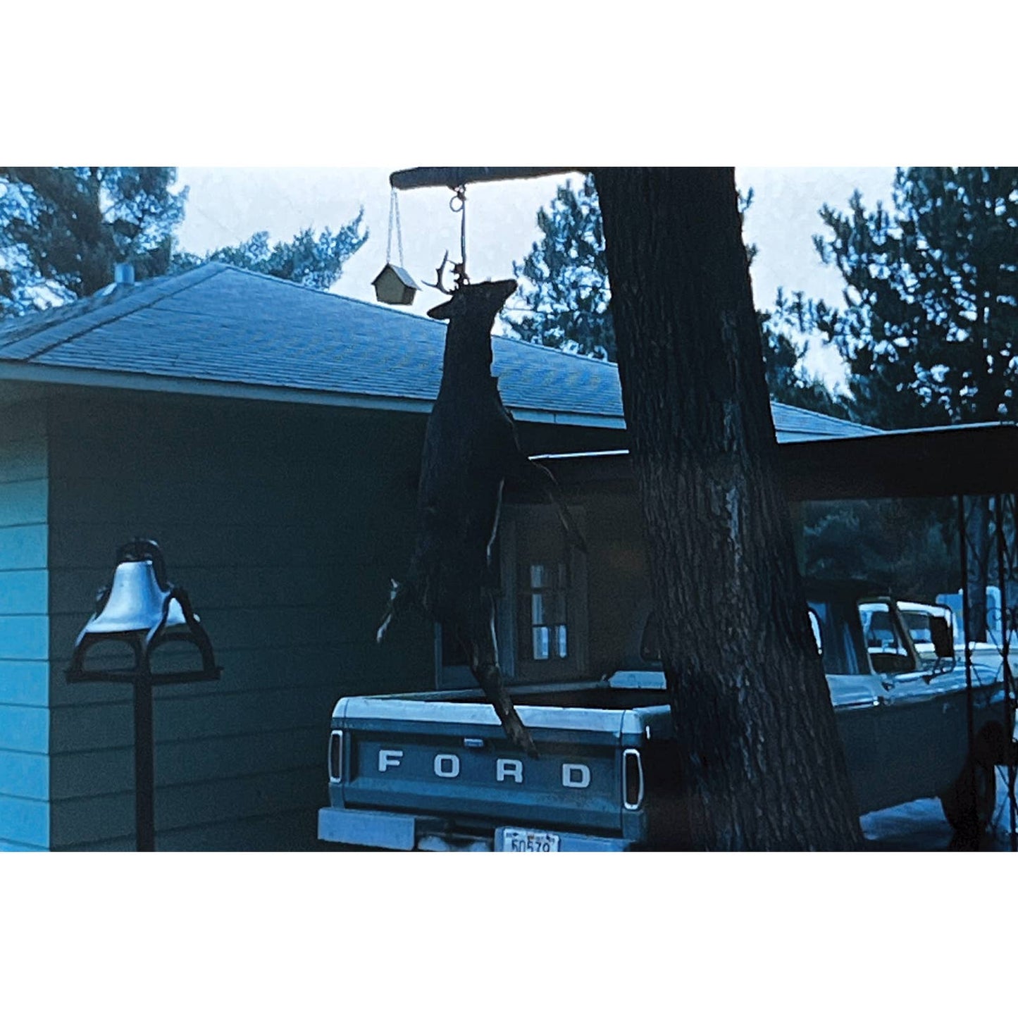 1966 Original Color Slide Deer Hunting Green Ford F150 Set of 9 2x2 TK2-S4-32