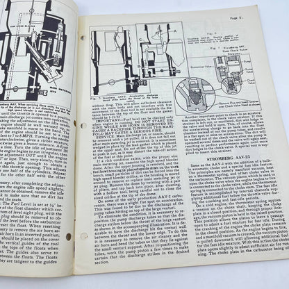1951 Interstate Training Service Manual Unit 15 Carburetor Service TF8