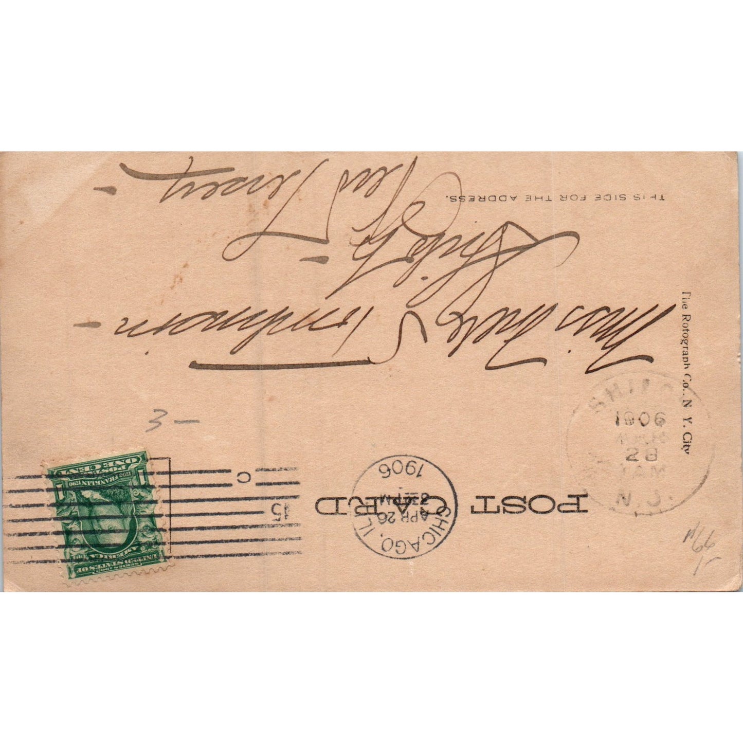 1906 NELLY Original Postcard P2-4