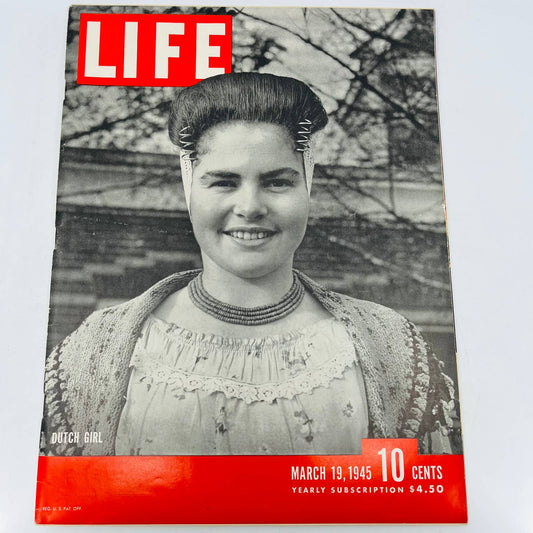 Life Magazine Dutch Girl Bombing Berchtesgaden Tokyo Betty Grable March 19 1945