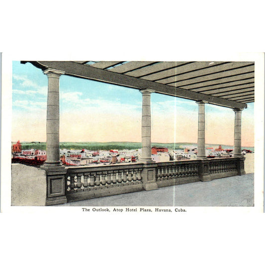 Hotel Plaza Outlook Havana Cuba Original Postcard TK1-P16