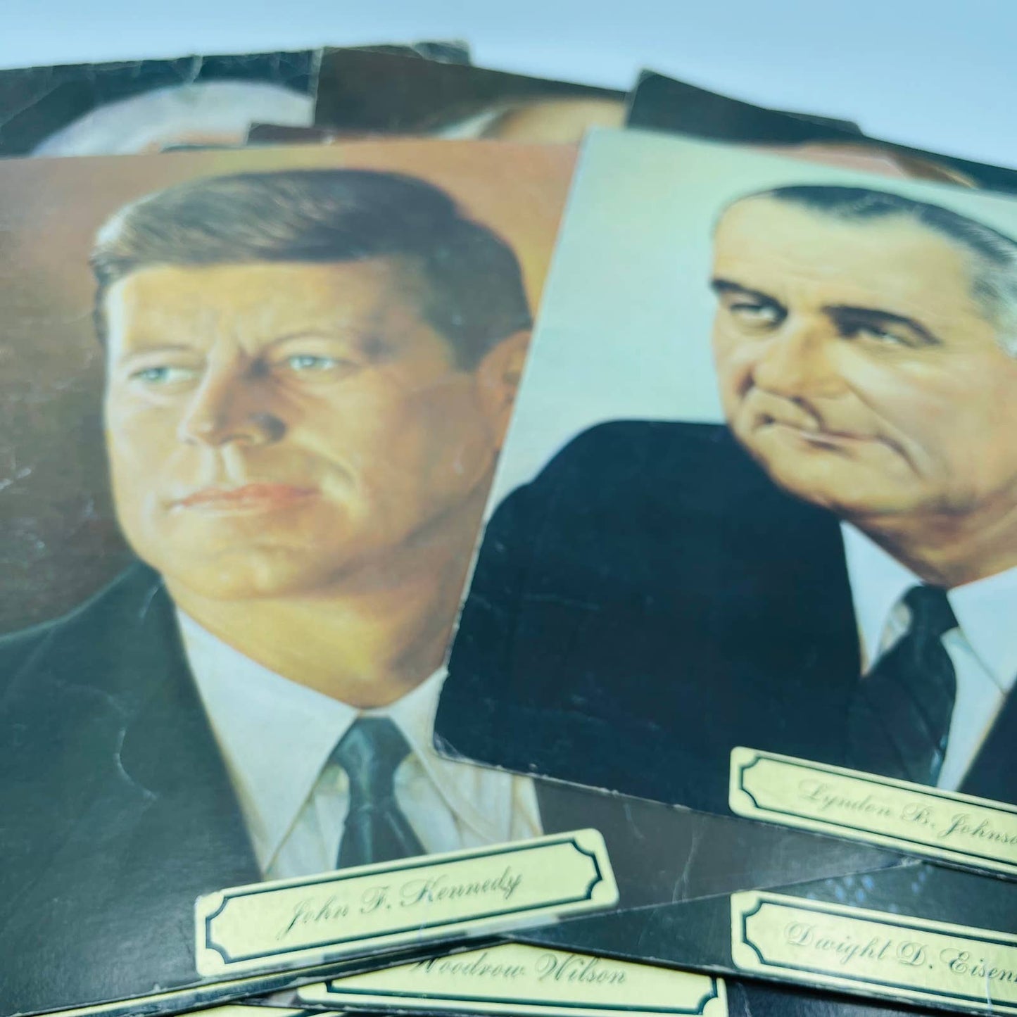 Vintage 1972 Set of 37 Presidential  Portraits Ottenheimer Publishing 11x14 TC4