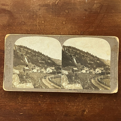 Driving Overland to Christina Norway 1900 C.H. Graves Stereoview Card H2-2