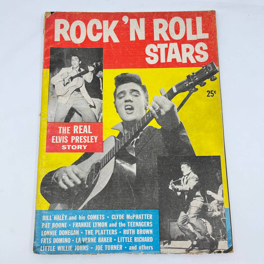 Rock 'N Roll Stars: 1956 Pop Music Magazine - Elvis Bill Haley Pat Boone TF3