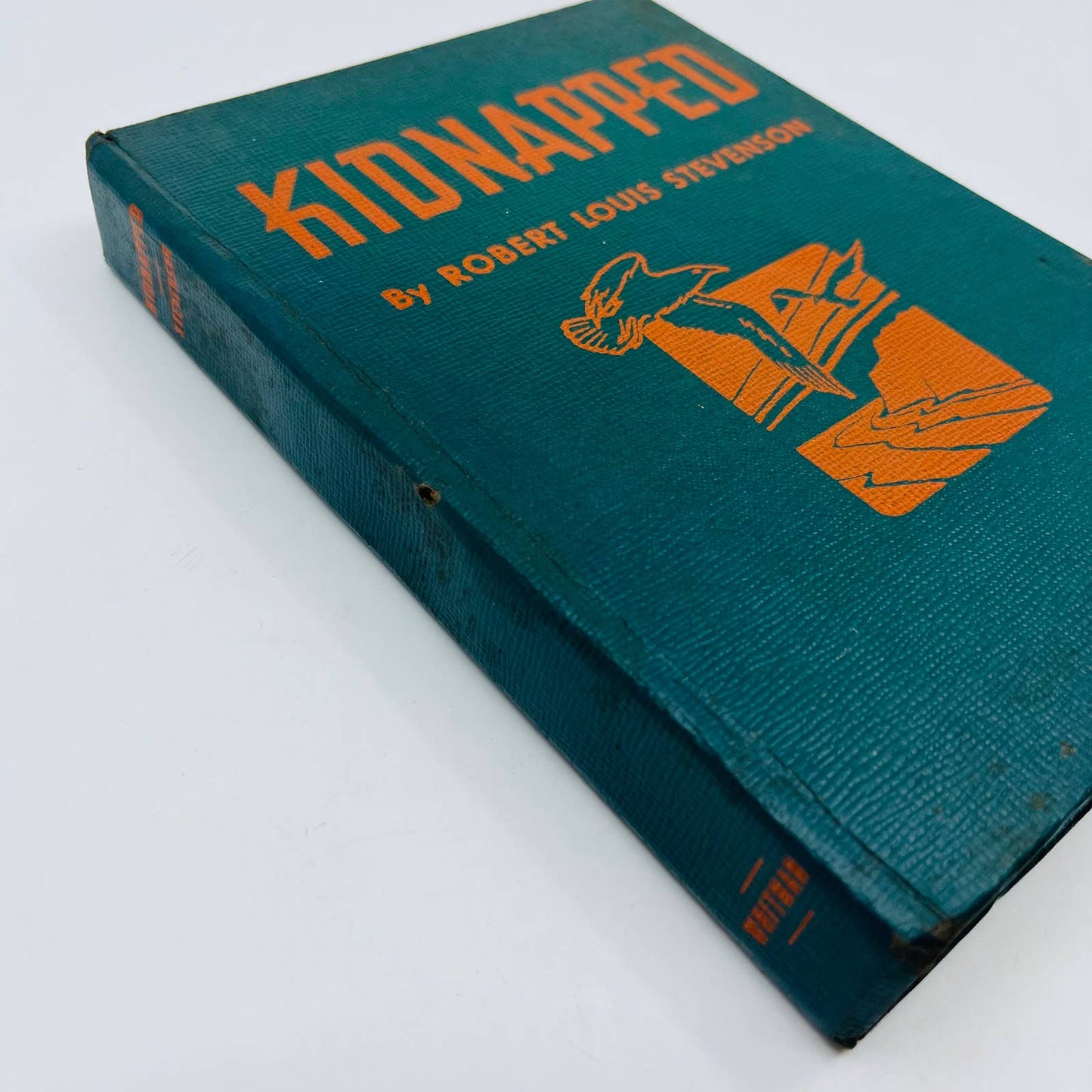 1935 Kidnapped Robert Louis Stevenson Hardcover Racine WI BA4