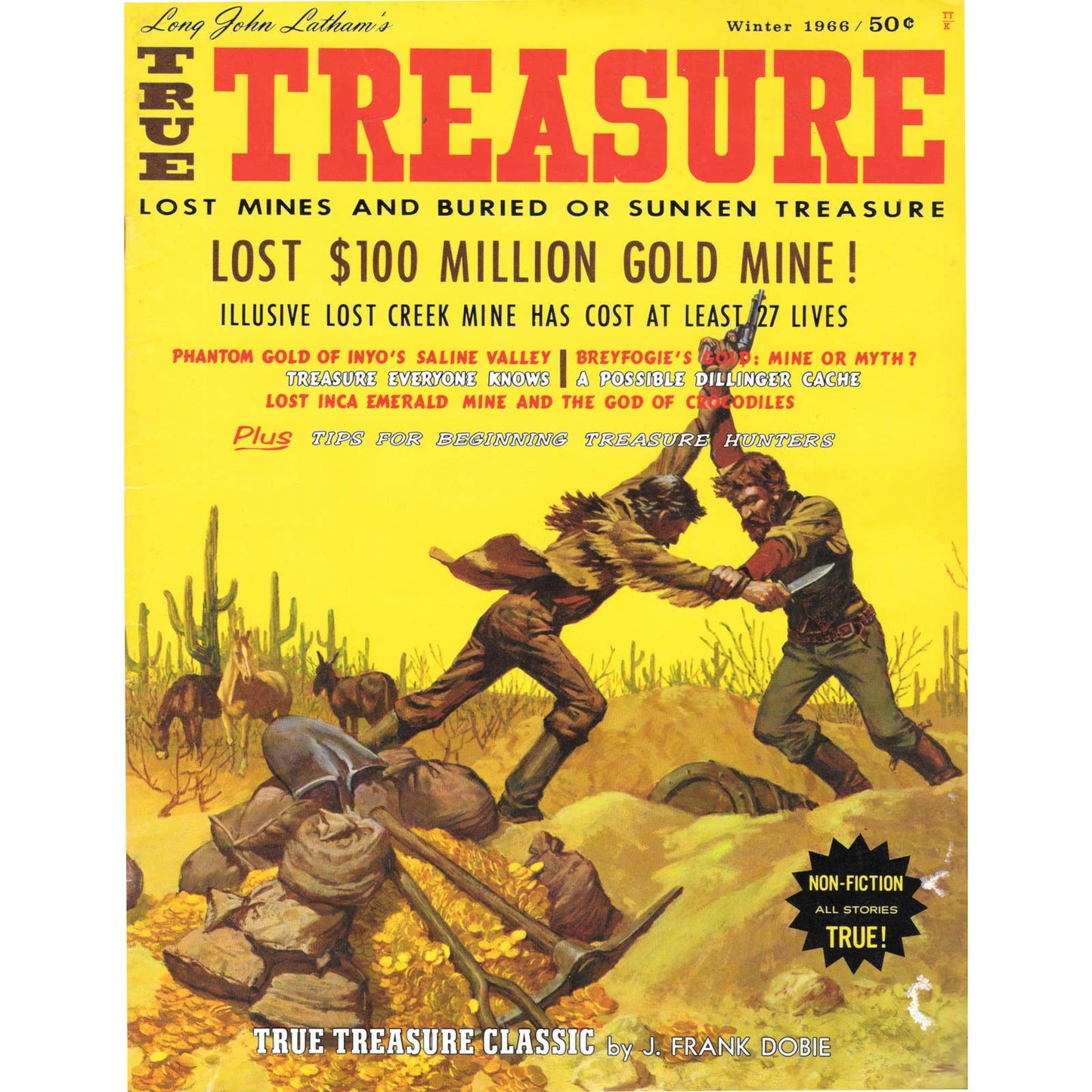 Long John Latham's True Treasure Magazine Mining Metal Detecting Winter 1966 M5