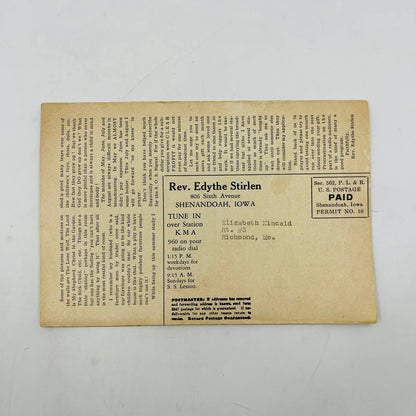 1943 WWII SOS Signal Newsletter Rev. Edith Stirlen Shenandoah Iowa Booklet C11