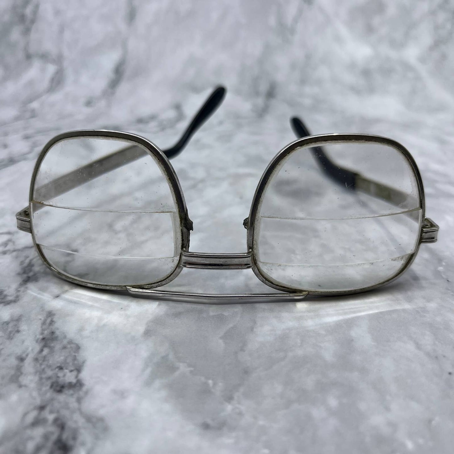 Vintage Titmus Z87 Aviator 5 1/2 Thick Eyeglasses Safety Glasses Frames SE9