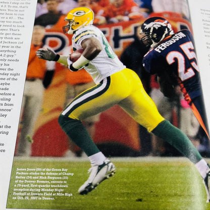 February 2008 Packer Report Green Bay Packers James Jones AJ Hawk Rodgers BA3