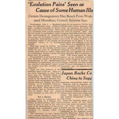 1935 Mpls Journal Newspaper Ad Maurice L Rothschild Brucewood Linen Suits FL5-3